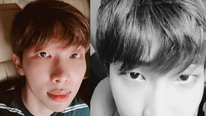 [SBS Star] BTS Rap Monster Uploads His 'Cheerful' Selfie