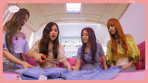 [SBS Star] BLACKPINK ROSE Redesigns Denim Jacket