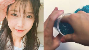[SBS Star] IU Plays with a Blue Monsterous Substance?