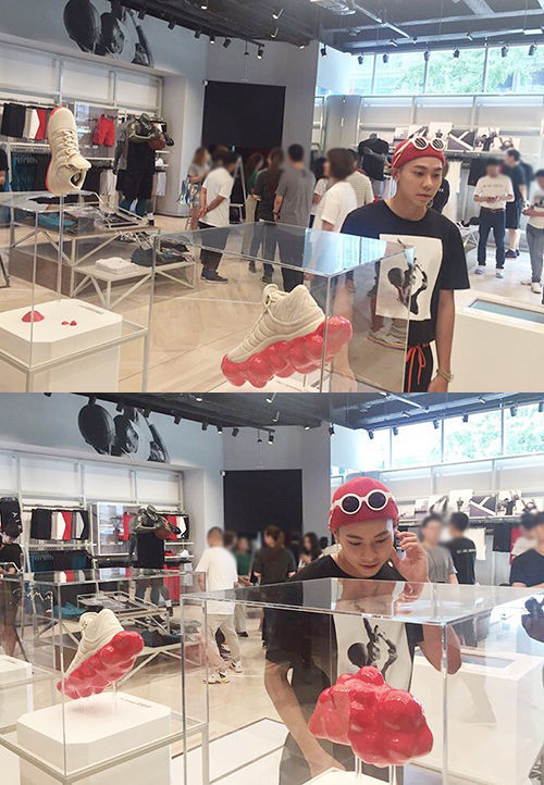 [SBS Star] Loco Spotted at Sports Brand's Opening Ceremony in Hongdae