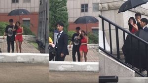 [SBS Star] MAMAMOO Bodyguard's Unexpected 'Umbrella' Manner
