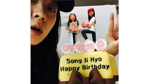 [SBS Star] Running Man's Song Ji-hyo, "Thank you for birthday wishes!"