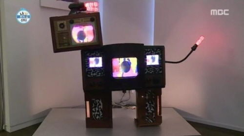 [SBS Star] TAEYANG Owns Paik Nam June's Art Work 'Stag'