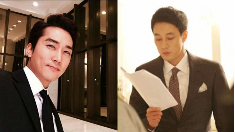 [SBS Star] Song Seung Heon Receives Snack Cart from So Ji-sub!