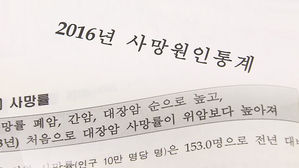 '3대 암' 대장암, 사망률 위암 앞질러…"서구 식습관 탓"