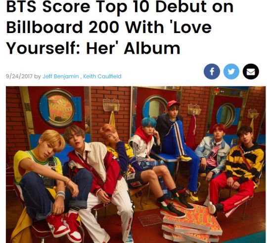 [SBS Star] BTS Proves its Global Fame on The Billboard Chart, Scoring No.7!