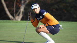 US오픈 1R 공동 선두 이정은 "퍼트가 잘 들어갔다"