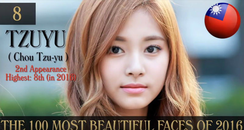 [SBS Star] VIDEO: Tzuyu Chosen as No.8 on the Most Beautiful Faces Around the World