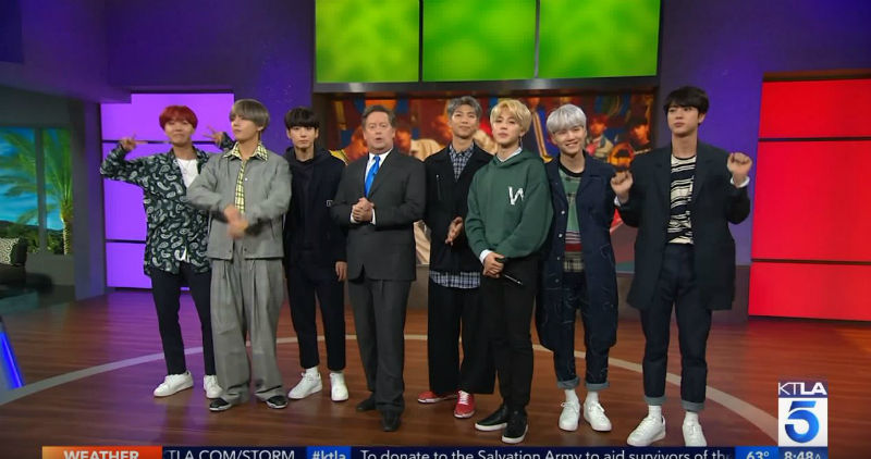 ？[SBS Star] BTS Debuts on Morning News Program in LA