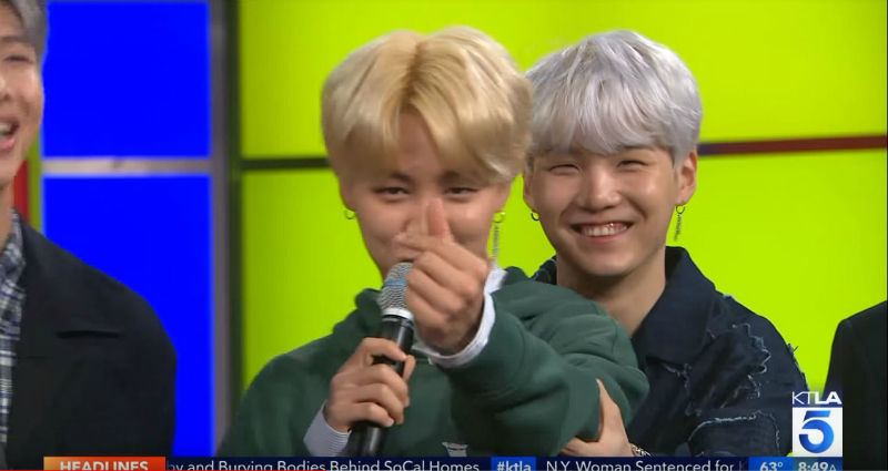 ？[SBS Star] BTS Debuts on Morning News Program in LA
