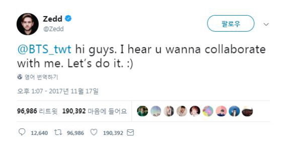 BTS Zedd