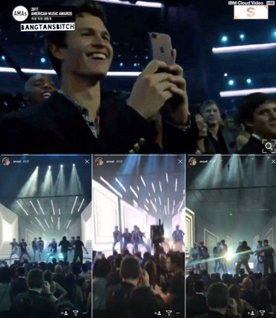 [SBS Star] BTS Reunites with Hollywood Actor Ansel Elgort!