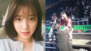 [SBS Star] IU Seen as Working Hand-in-Glove with Her Bodyguard!