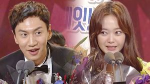 [SBS Star] VIDEO: Lee Kwang Soo & Jeon So Min Win 'Best Couple Award'