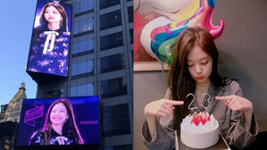 [SBS Star] BLACKPINK's JENNIE to Receive Birthday Ad in NYC Time Square