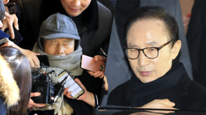 [영상] '휠체어 탄' MB 형 이상득 구급차 타고 검찰청 도착