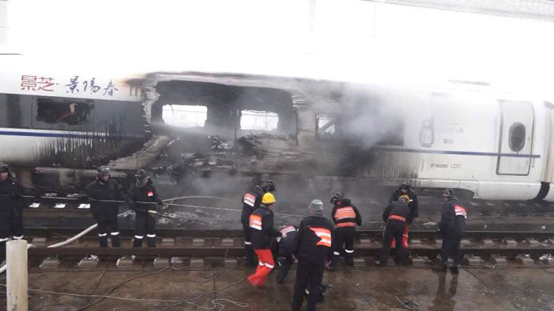 [월드리포트] 불타버린 고속철…체면구긴 中 철도굴기2