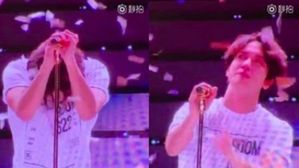 [SBS Star] Jung Yong Hwa Shows Tears at His Last Concert in Hong Kong
