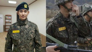 [SBS Star] Kim Soo Hyun's Newly-released Military Photos