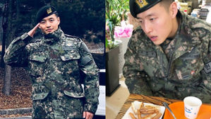[SBS Star] Kang Ha-neul's Having Dishes Full of Pizza in Military?