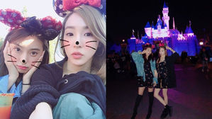 [SBS Star] Tiffany and Bora Show Their Unbreakable Friendship in Disneyland!
