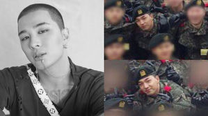 [SBS Star] TAEYANG Looking Confident and Happy at the Military Training Base!