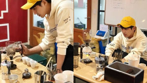 [SBS Star] Is Son Ho Jun Becoming a Barista?