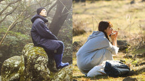[SBS Star] What Are So Jisub and Park Shin Hye Doing in the Woods?
