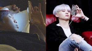 [SBS Star] Kang Daniel & SUGA's Unique Way of Holding Their Phones