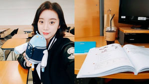 [SBS Star] How Hard Does Former Wonder Girls Hye Rim Study for Her Exam?