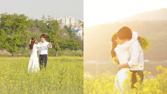 Park Hae Jin's Romantic Proposal in a Field of Beautiful Flowers