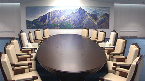 [영상] 대결에서 화해 공간으로&hellip;남북정상회담장 판문점 '평화의 집' 내부 공개