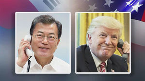 트럼프 "문 대통령 전화 최우선"…한미 '비핵화' 찰떡 공조