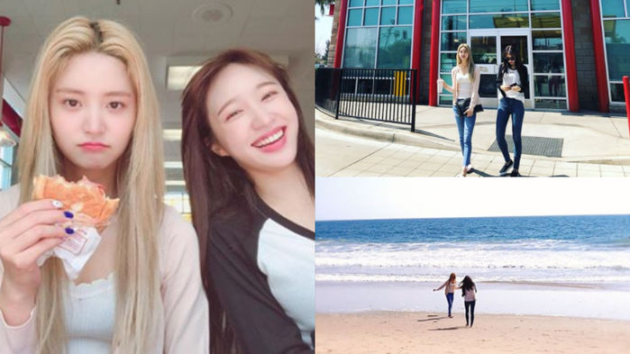 EXID HANI & JEONGHWA Enjoy the Sunshine in LA
