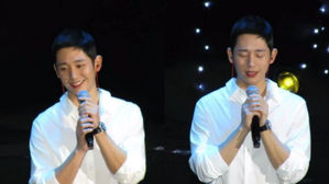 [SBS Star] Jung Hae In Shyly Performs a Song for His Fans!