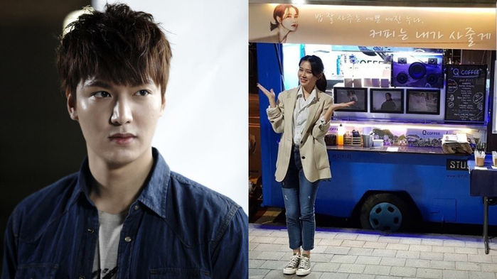 Lee Minho Sends a Coffee Truck to Support Son Ye-jin!