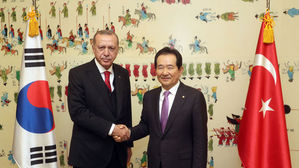 터키 대통령, 정 의장 예방…"韓기업 운하 건설 참여" 요청