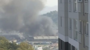 시흥 가구업체 야적장서 화재&hellip;인명피해는 없어