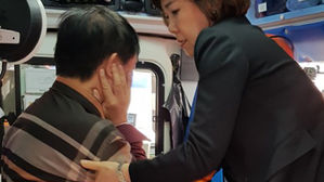 '단식농성' 김성태, 한 남성에 폭행당해&hellip;병원 후송