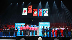 태극기·인공기 나란히…女 탁구 '단일팀' 9명 모두 동메달