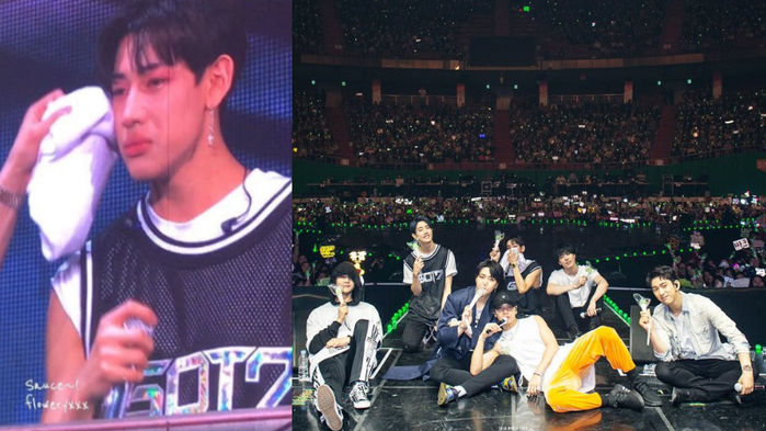 GOT7 BAMBAM Cries During the Concert Worrying About His Fans