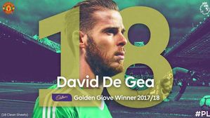 맨유 데 헤아, 잉글랜드 프리미어리그 '골든글러브' 수상