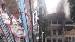 [뉴스pick] 불난 건물 외벽 맨손으로 타고 올라가 시민 구한 남성&hellip;진정한 '스파이더맨'