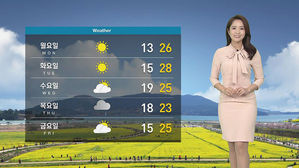 [날씨] 제주&middot;남부 밤부터 강한 비&hellip;내일 낮 기온 '껑충'