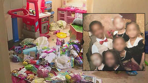 오물 뒤덮인 집에서 발견된 10남매…온몸 수상한 상처