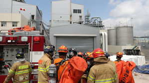 울산 한화케미칼 염소가스 누출사고 부상자 19명