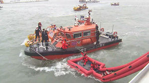 "세월호 참사 되풀이 않겠다"&hellip;여객선 사고 모의훈련