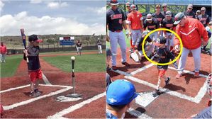 [영상pick] '쏟아지는 환호'…뇌종양 걸린 4살 야구팬을 위한 맞춤 홈런