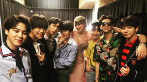 [스브스타]  "BTS 포에버!" 테일러 스위프트, 방탄소년단에 귀엽게 드러낸 팬심
