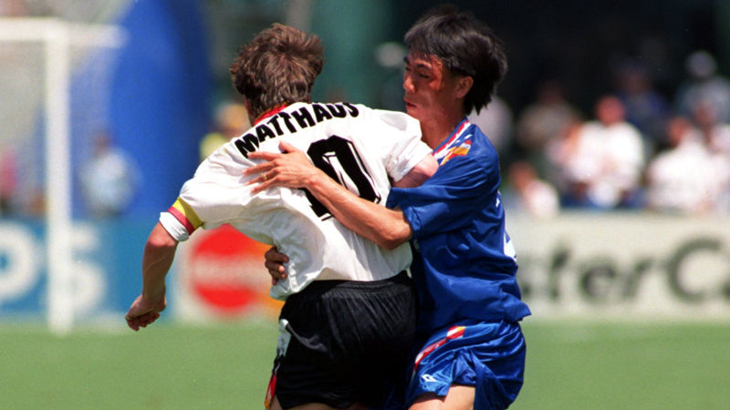 홍명보 1994 중거리슛